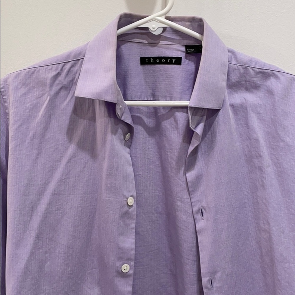 Light lavender Theory Dress shirt